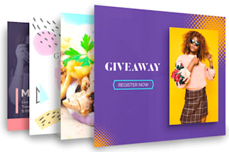 design banner flyer or facebook ads for your brand