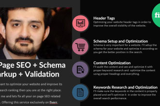 do on page SEO and onpage optimization of wordpress website