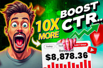 design 5 viral youtube video thumbnail
