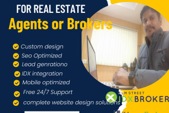 design real estate website with idx integration