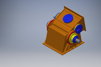 create 3d model, 2d draft, render in autodesk inventor