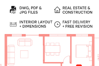 be your architect, draftsman for house floor plan, autocad 2d floor plan