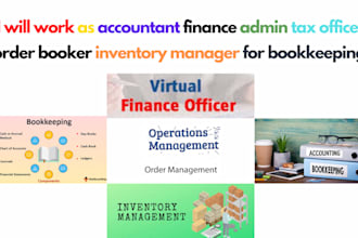 work admin tax officer order booker for bookkeeping
