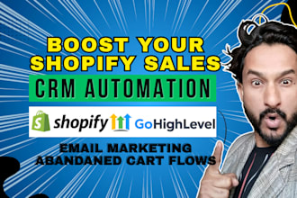 setup gohighlevel CRM automation for shopify stores