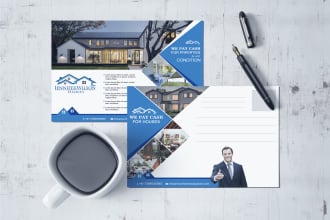 custom design eddm, postcard, rack card, flyer within 24 hours