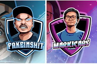 design avatar, twitch, gaming, youtube logo from your photo
