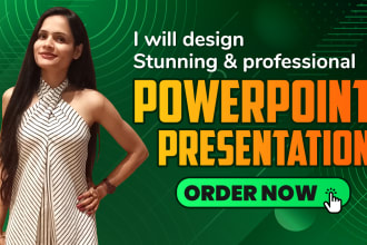 design stunning and professional powerpoint presentation