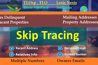 real estate skip tracing and bulk skip tracing service