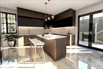 do interior 3d model of your house