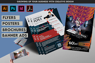design modern professional flyer for your business or event