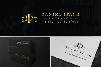 design modern lawyer attorney legal law firm logo