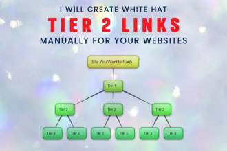 do tier 2 links manually with white hat seo