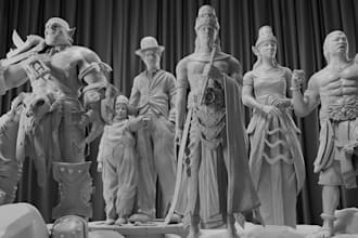 do sculpting character figure on zbrush