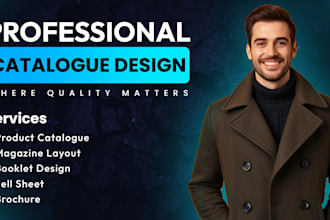 design an amazing product catalogue or booklet