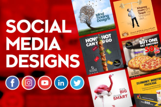 design creative facebook, instagram social media designs