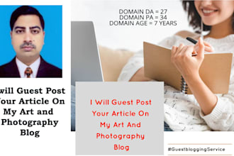 guest post your article on my art and photography blog