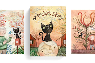 create watercolour illustrations for your children book