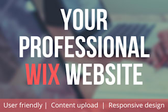 build or edit your wix website