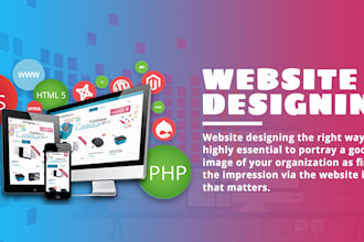 make website in modern layout and high quality design