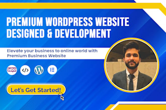 build responsive wordpress website design or blog