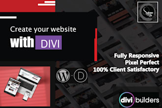 build wordpress website using divi theme