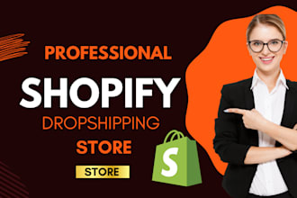 build shopify website shopify dropshipping store