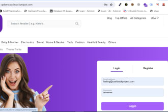 dev affiliate cashback website with coupon store and product