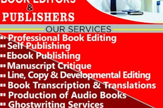 professionally proofread your book