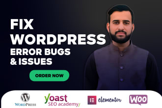 fix wordpress issues, email issues, website migration and woocommerce bugs
