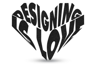 do trendy typography poster design