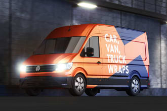 design your car wrap, van wrap or truck wrap