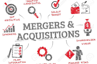 prepare a list of recent mergers and acquisitions