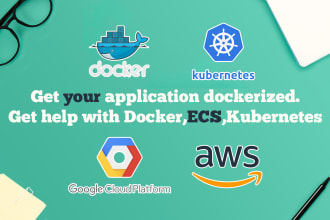 dockerize your application and deploy to ecs, eks