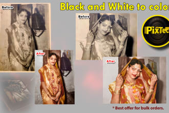 restore and colorize your black and white photos realistically