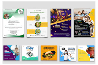 design professional looking flyer or brochure