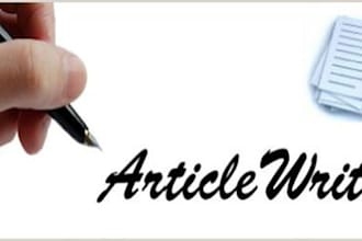 write a beautiful article
