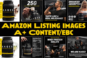 design converting amazon listing images and ebc, product photos