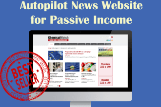 create autopilot wordpress news website for passive income