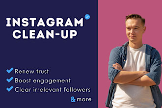 remove instagram ghost, bot followers and clean up account