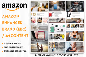 create amazon enhanced brand content or a plus content pages