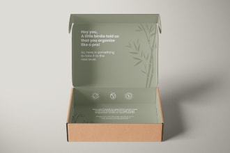 create your packaging, mailer box, and box design