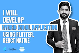 develop mobile applications in flutter
