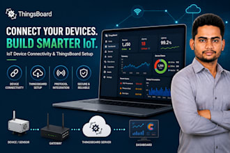 provide iot device connectivity and thingsboard setup