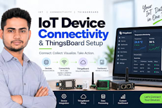provide iot device connectivity and thingsboard setup