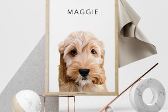 draw your pet into detailed vector art