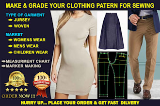 make digital sewing patterns for clothing