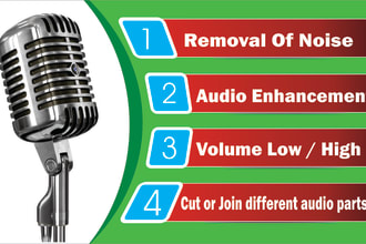 edit your podcast audio, remove noise, enhance quality