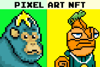 create rare nft art, pixel art nft collection, nft design