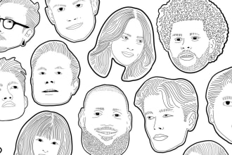 draw cool portrait from your photo with procreate