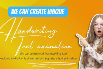 make handwriting logo and signature intro animation